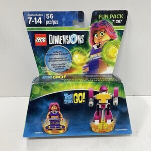 LEGO Dimensions 71287 Teen Titans Go Starfire & Titan Robot Fun Pack NEW